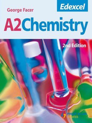 chemistry edexcel textbook a2 second edition book facer george cover amazon
